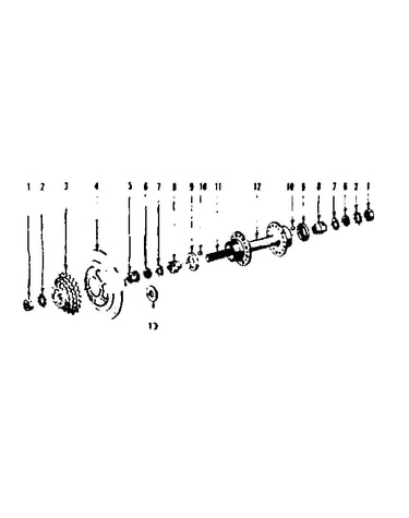 Maillard atom parts for rear hub