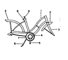 Sears 502477110 frame assembly diagram