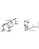 Front caliper hand brake replacement parts