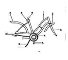 Sears 502477190 frame assembly diagram