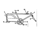 Sears 502477230 frame assembly diagram