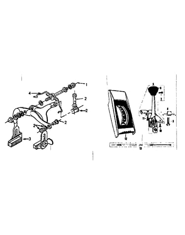 Caliper drag brake and console control replacement parts