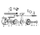 Sears 502477711 shimano 3 & 5 speed click stick parts diagram