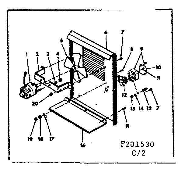 Fan motor assembly