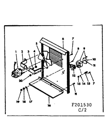 Fan motor assembly
