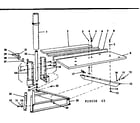 Craftsman 11329330 rip fence and base assembly diagram