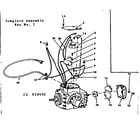 Craftsman 11329450 motor assembly diagram