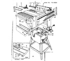 Craftsman 11329930 table assembly diagram