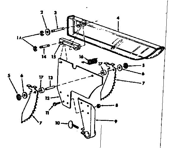 Guard assembly, saw