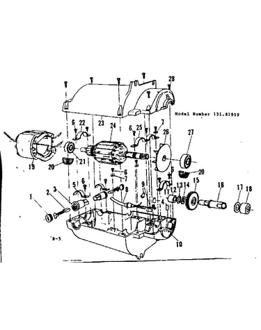 Motor assembly source 257.6003-b