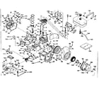 Craftsman 143606092 basic engine diagram