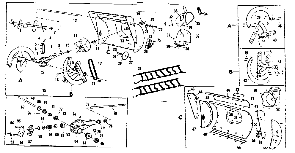 Auger housing assembly