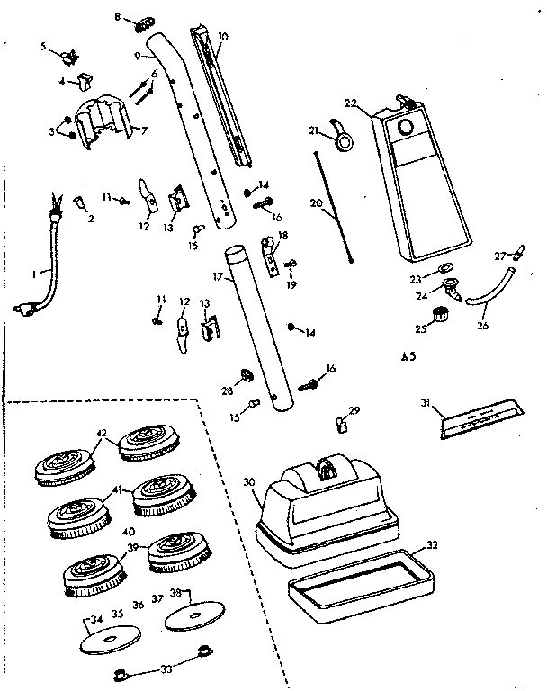 External machine parts