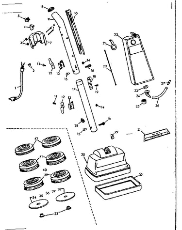 External machine parts