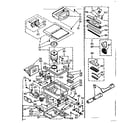 Kenmore 11620790 vacuum cleaner and attachment parts diagram