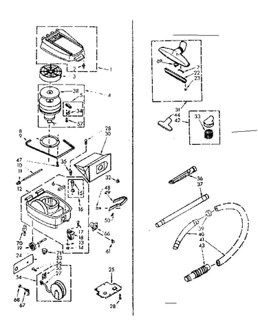 Vacuum cleaner and attachment set