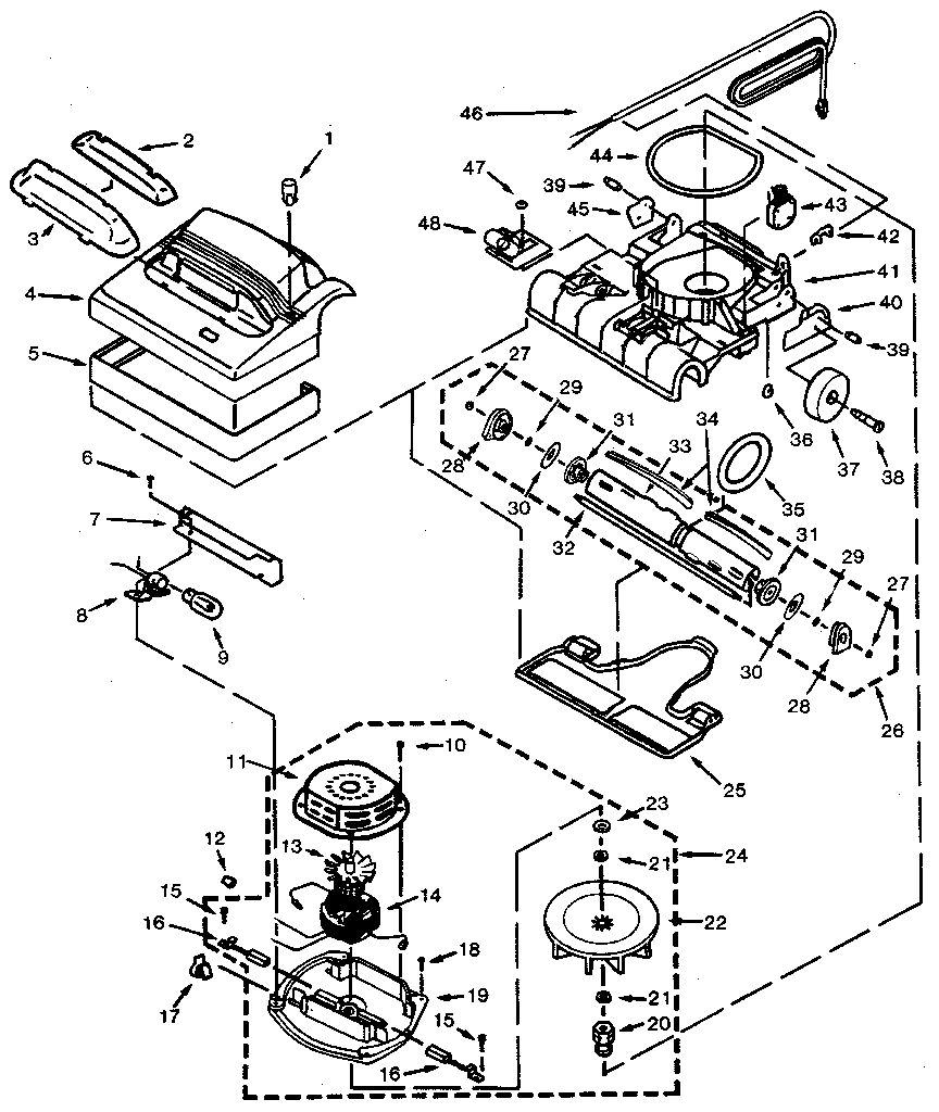 NOZZLE AND MOTOR ASSEMBLY