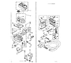 Kenmore 11629600 vacuum cleaner and attachment set diagram
