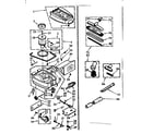 Kenmore 11629711 vacuum cleaner and attachment parts diagram