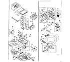 Kenmore 11629903 vacuum cleaner and attachment parts diagram