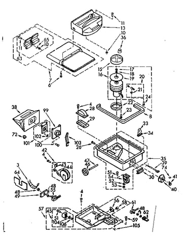Vacuum cleaner assembly