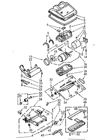 Attachment set vacuum cleaner parts