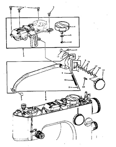 Zigzag guide bar assembly