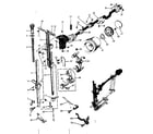 Kenmore 15810300 main shaft arm assembly diagram