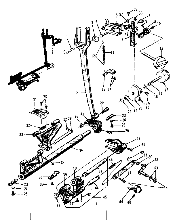 Feed frame assembly