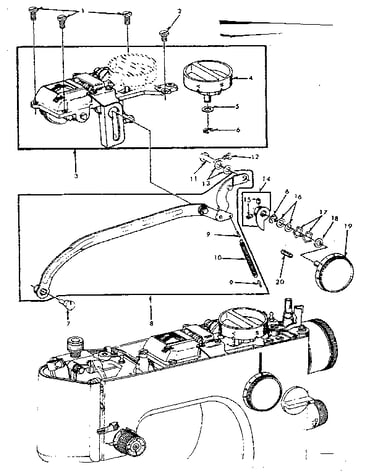 Zigzag giude bar assembly