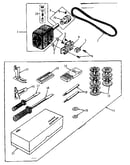 Motor and attachment parts