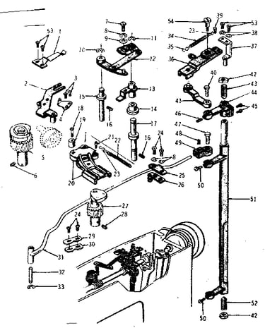 Zigzag guide assembly