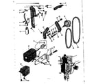 Kenmore 15817012 motor assembly diagram