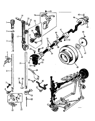 Presser bar assembly