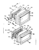 Full glass oven door