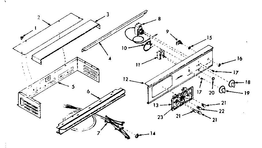 Control panel section