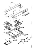 Backguard and main top section