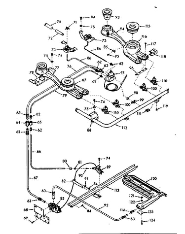Burner section