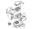 Kenmore 1036037040 oven section diagram