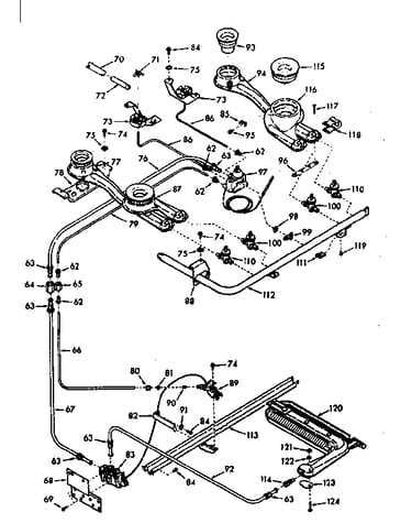 Burner section