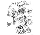 Kenmore 1036077060 oven section diagram
