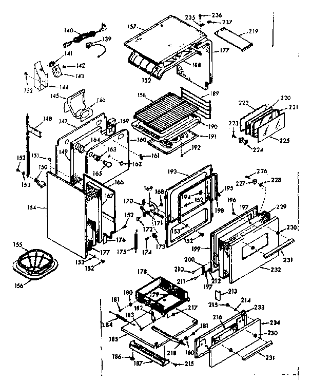 Oven section