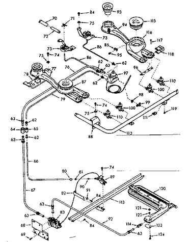Burner section