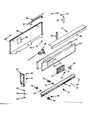 Backguard section