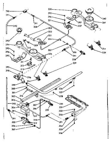 Backguard section
