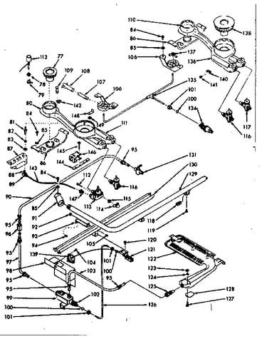 Burner section