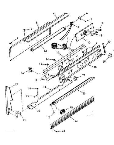 Backguard section