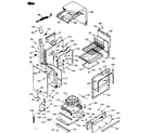 Kenmore 1037187160 body section diagram