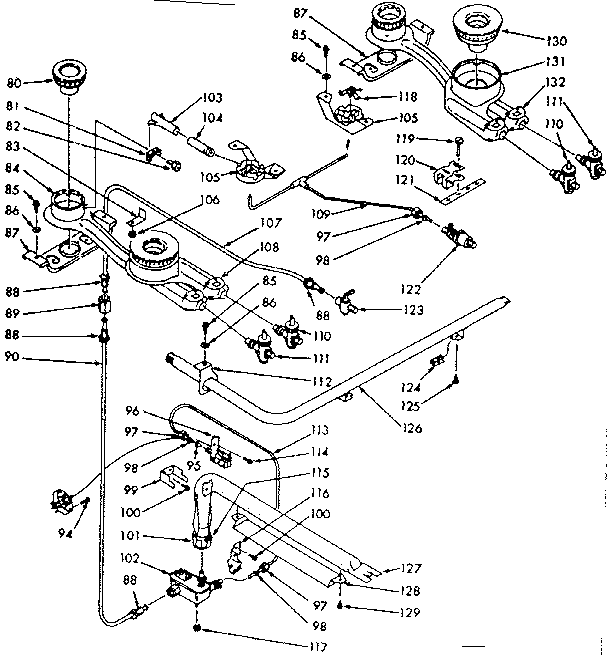 Burner section