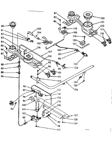 Burner section